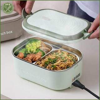 [SH] Hộp cơm trưa sưởi ấm bằng điện không nước di động Hộp đựng thực phẩm cách nhiệt bằng thép không gỉ an toàn cho chuyến đi cắm trại [VN]