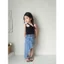 Influencer Quần Áo Trẻ Em Bé Gái Váy Denim Mùa Hè 2024 Phong Cách Mới Trẻ Em Phong Cách Phương Tây Châu Âu Mỹ Váy Hông Phiên Bản Hàn Quốc Váy