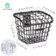 Giỏ Xe Đạp Giỏ Treo Phía Trước Sắt Có Thể Tháo Rời Giỏ Xe Đạp Có Nắp Tay Cầm Giỏ Bảo Quản Giá Pannier Thích Hợp Để Mua Sắm Vận Chuyển Hàng Hóa