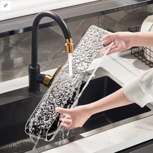 Vòi bếp trong suốt Splash Guard - Dễ dàng cài đặt Thiết kế tối giản để rửa bát