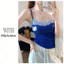 Milyfashion Ren Khâu Tinh Khiết Desire In Chữ Sling Slim-fit Ôm Hơn Nhìn Với Miếng Lót Ngực Phù Hợp Với Áo Ngắn Top P5