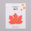Note Note Note Note Note Note Tiện Lợi Nhỏ n Sáng Tạo Mô Phỏng Lá Thời Gian Miếng Dán Văn Phòng Phẩm Tươi Dễ Thương Lá Phong Tin Nhắn