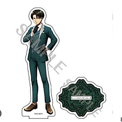 Attack on Titan Suit Style Acrylic Stand - Eren Live Erwin Hange Anime Hình Sưu Tập Fan Art