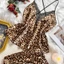 Phụ Nữ Da Báo In Sling Quần Dài Bộ Pyjama Thường Ngày Trong Nhà Loungewear Cho Nghỉ ngơi Hàng Ngày Thời Gian Giải Trí