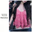 Milyfashion Chấm Bi In Xù Sling Mùa Hè Hot Girl Slim-fit Không Tay Ngắn Top Phong Cách Mới Y2K FOS