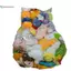 BeautifulHomeA Trong Suốt Trẻ Em Sang Trọng Đồ Chơi Bảo Quản Ghế Bao Túi Đậu Có Dây Kéo Dung Tích Chống Thấm Nước Túi Bảo Quản Búp Bê Lớn VN