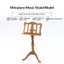 Tỉ Lệ 1: 12 Thu Nhỏ Gỗ Đế Âm Nhạc Khắc Chi Tiết Đế Ổn Định Cho Nhà Búp Bê Phòng Thu Nhạc Bố Trí Cảnh