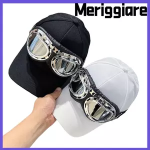 Mũ bóng chày MERIGGIARE, Mũ chống nắng đơn giản, Cổ điển thông thường có kính râm Mũ rửa mùa hè