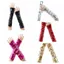 WEETW Dark Gothic Arm Covers, Khóa kim loại Nhẹ Punk Arm Tay áo, Dây đeo cổ tay thời trang Màu trơn Ngón tay nửa tay Găng tay dạo phố