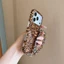 Dành Cho iPhone 17 Pro Max 16 15P Thời Trang Vàng Da Báo IMD Craft TPU Mềm Bảo Vệ Chống Sốc Vỏ Điện Thoại Có Dây Xích Chống Mất Chống Trầy Xước Vỏ Chống Bụi Bẩn