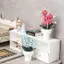 MJnmc Sống Động Như Thật Thu Nhỏ Giả Phalaenopsis Hoa Lan Chậu Cây Bền Nhà Búp Bê Trang Trí Cho Trẻ Em DIY Nhà Búp Bê Cảnh Trang Trí Quà Tặng Mới