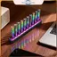 Đèn xung quanh POWER RGB Điều khiển âm thanh chuyển màu năng động Pi Up LED Thanh trang trí để trang trí đầu giường văn phòng ô tô.