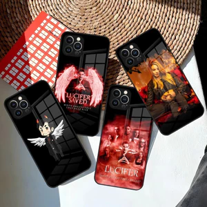 BK-1 Fallen Angel Lucifer Ốp Lưng Điện Thoại Iphone 16 15 14 12 11 13 Pro Max Mini X 8 Xr Xs 7 Puls Kính