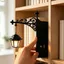 Đèn lồng thư viện AWNGD, Đèn LED trang trí đèn LED ấm áp màu đen, Đèn tủ sách Mini Trang trí kệ sách