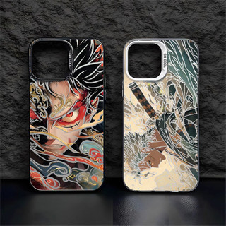 Dành cho iPhone 17 Pro Max 16 Pro / 15 14 13 12 11 XS Max "Luffy" "Zoro" Vỏ điện thoại mờ cứng / iPhone 12 11 X Xr 7 8 SE Vỏ mềm chống sốc Vỏ iPhone