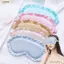 CPINCP Silk Ruffle Sleep Eye, Thiết kế Ruffle Chất liệu lụa Vỏ mắt khi ngủ, Nhiều màu thoáng khí kết cấu mềm mại che mắt che đêm