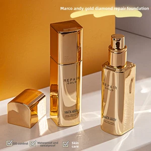 MACK ANDY Golden Diamond Repairing Liquid Foundation Dưỡng Ẩm Dưỡng Ẩm Nuôi Dưỡng Da Kiểm Soát Dầu Chống Mồ Hôi Chống Mồ Hôi Kem Nền Trang Điểm Không Tháo Rời