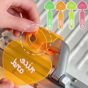 2 Chiếc Thẻ Hành Lý Màu Huỳnh Quang Chống Mài Mòn Chống Mất Nhãn Màu Sắc Tươi Sáng Thẻ Túi Linh Hoạt