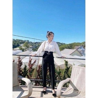 [Combo 2q] [Có tách] Quần tây nữ chữ V từ Xưởng quần tây nữ 3A với thiết kế đơn giản và thời trang
