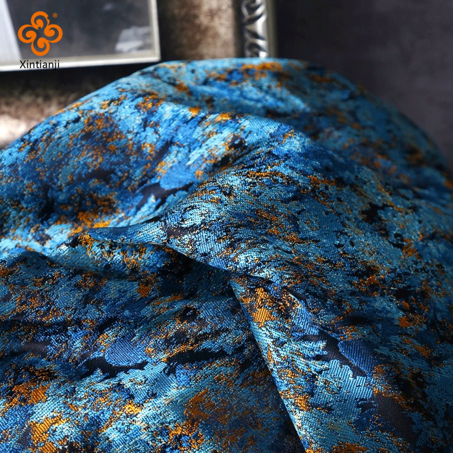 Tranh Sơn Dầu Nylon Jacquard Mật Độ Cao, Phù Hợp May Sườn Xám và Chất Liệu Kimono TJ8900