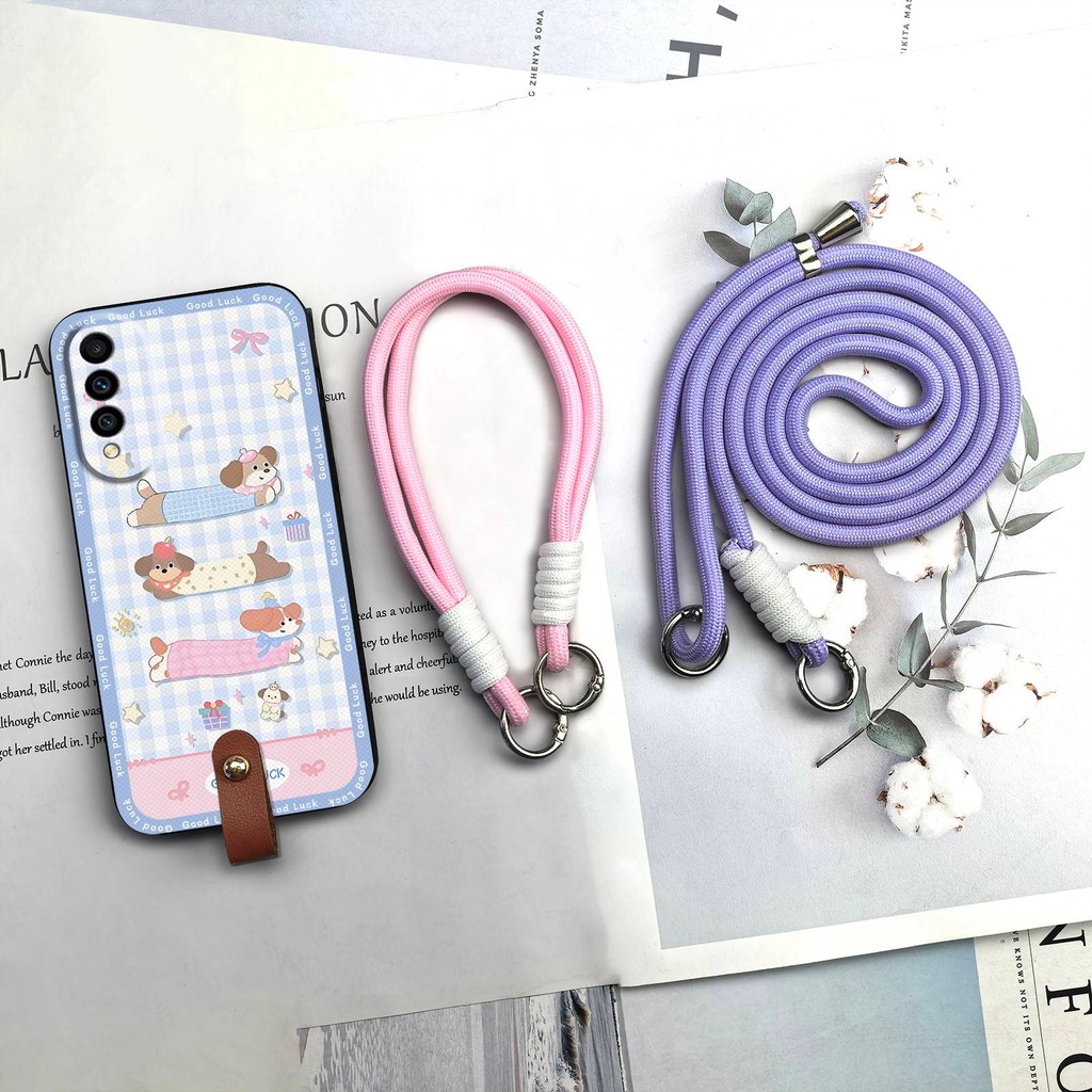 Ốp Điện Thoại Chống Thấm Nước Đeo Ngang Cho Wiko T50 Dễ Thương Chống Sốc Hoạt Hình Chống Va Đập Bọc Toàn Bộ Thiết Kế Thời Trang Bảo Vệ Chống Bụi Bẩn Vòng Cổ Chống Bụi Vỏ Mềm Silicon