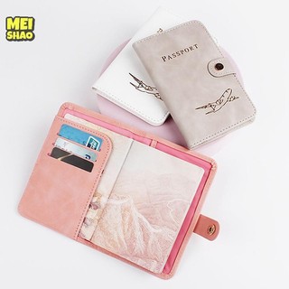 MeiShao Chống Thấm Nước Hộ Chiếu Bao Da Du Lịch Thẻ Tín Dụng Ví Dễ Thương Sổ Hộ Chiếu Dành Cho Nữ / Nam Bao Hộ Chiếu