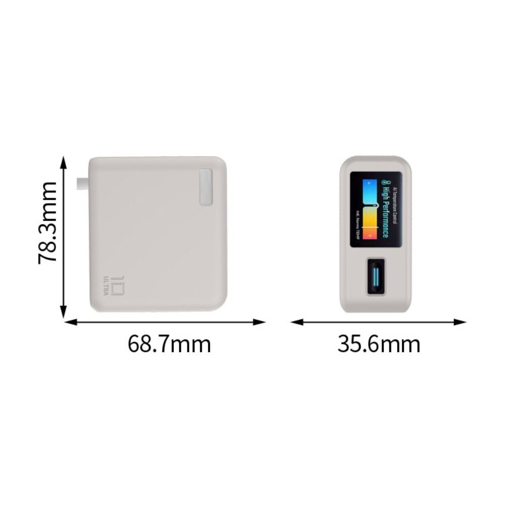 SNUGHOUSE Bảo Vệ, Silicon Màu Trơn Chống Bụi, Vỏ Bảo Vệ Chống Sốc Mềm Di Động Chất Lượng Cao Cho CUKTECH 10 Ultra GaN Sạc 120W Du Lịch