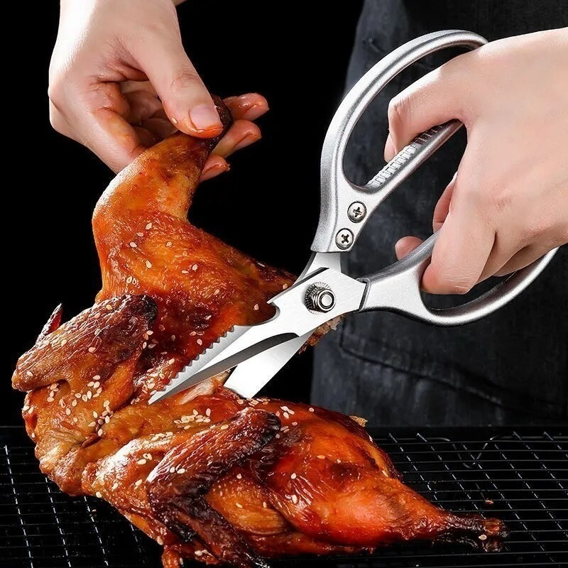 1 / 2 / 3 Nhà Bếp Kéo Mạnh Mẽ Dụng Cụ Cắt Thực Phẩm / Thép Không Gỉ Gà Thịt Xương Kéo