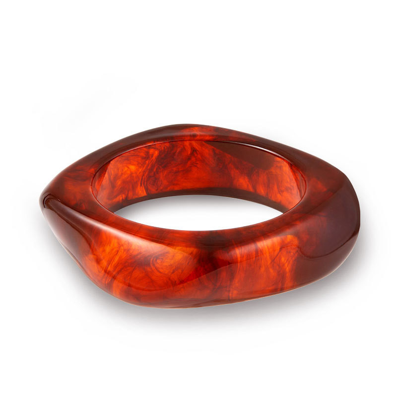 Vòng đeo tay hình học Acrylic - Vòng tay mờ rộng, Vòng tay nghệ thuật hiện đại