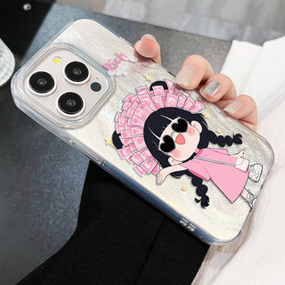 Ốp Lưng iPhone Cô Gái Phát Tài Công Nghệ IMD - Chống Vân Tay & Chống Trầy | Tương Thích iPhone 16/15/14/13/12/11 Pro Max