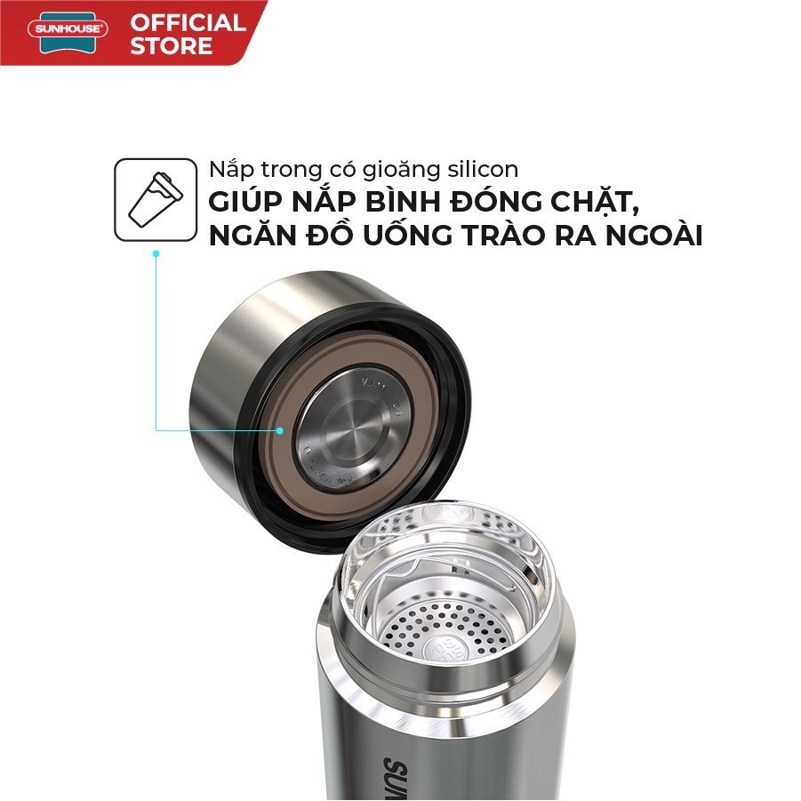 BÌNH GIỮ NHIỆT INOX 304 SUNHOUSE 900ML Và ( BH Chính Hãng toàn quốc 12T)-ly giữ nhiệt 900ml | BigBuy360 - bigbuy360.vn