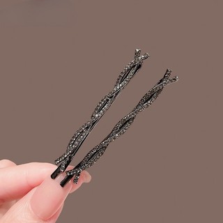 SET CLIP TÓC CAO CẤP MAUROPOLI - MÀU ĐEN PHONG CÁCH, BAO GỒM CLIP PHẲNG CHO TRÁN VÀ HAI BÊN