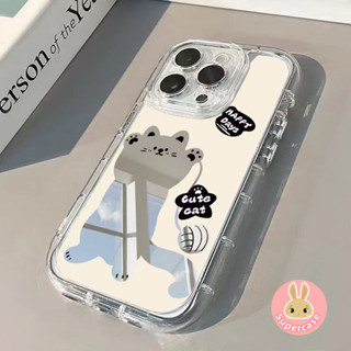 Ốp Điện Thoại Gương Mèo Dễ Thương Cho Xiaomi 17 15 15S 14 13 13T 12 12T 12S 12X Ultra Mi 11 11X 11i 10 10i 10S 9 Civi 5 4 3 2 Pro Lite 5G 4G Vỏ Mềm Sang Trọng Chống Sốc Trong Suốt Nắp lưng