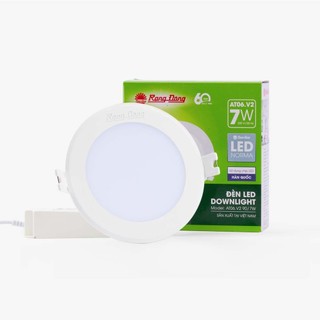 Đèn LED Âm Trần Downlight Rạng Đông AT06.V2 – Chiếu sáng hiệu quả, tiết kiệm năng lượng, chính hãng