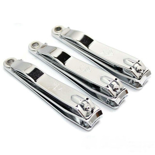Strongman Nail Clipper 618 Lớn Đơn Thép Không Gỉ Cắt Móng Tay Hộ Gia Đình Người Lớn Móc Khóa Flat Nail Clipper S4ZF