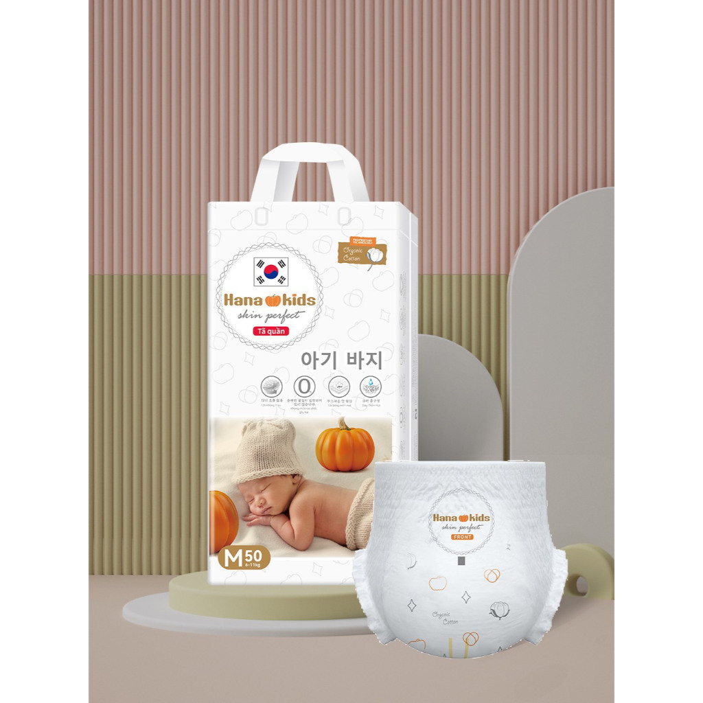 50/100 miếng Bỉm Quần Trẻ Em Nanobaby Công Nghệ Nano Mềm Mại Chống Tràn Khô Thoáng Đủ Size M-4XL