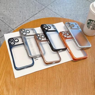 [JLK] Ốp Điện Thoại Mờ Trong Suốt Mờ Chính Hãng Sang Trọng Cho iPhone 17Pro 17 Pro Max Bảo Vệ Ống Kính Khung Màu Trơn Chống Sốc