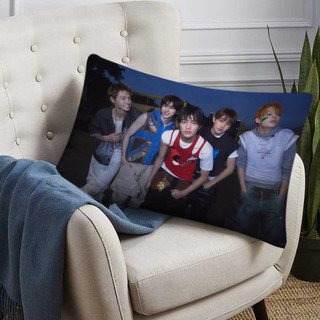 CORTIS Vỏ Gối Hình Chữ Nhật Hàn Quốc Pop Boy Group Vỏ Gối Polyester In Một Mặt Sofa Phòng Ngủ Trang Trí Nhà Cửa (Không Có Lõi Gối)