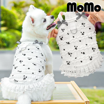Phong Cách Hàn Quốc Lông Ngắn Lớp Ren Vest Thú Cưng Chó Quần Áo Chó Quần Áo Mèo Quần Áo Thú Cưng Quần Áo