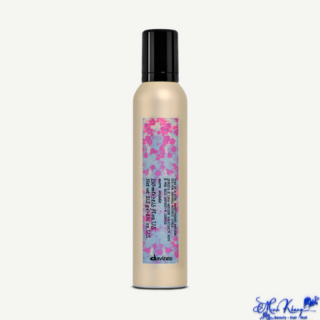 Kem bọt dưỡng ẩm cho tóc xoăn Curl Moisturizing Mousse Davines 250ml [ MK ]