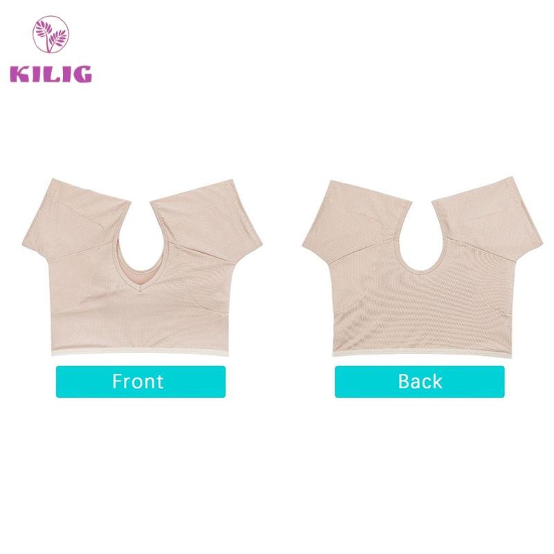 Miếng Đệm Thấm Hút Mồ Hôi Nách Hình Dạng Áo Thun Có Thể Giặt Và Tái Sử Dụng