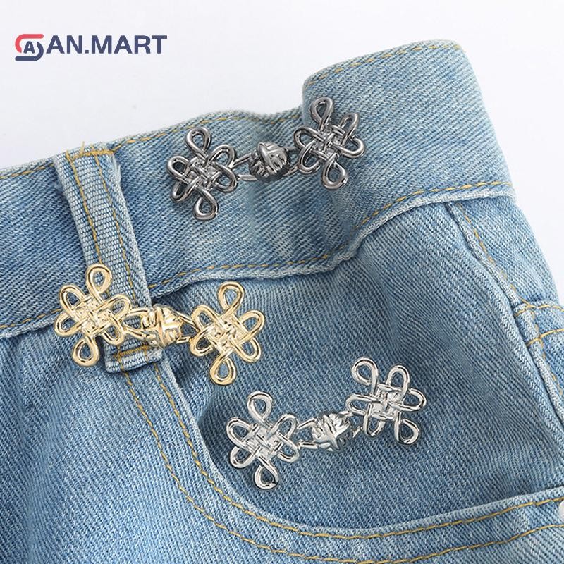 Bigdealssuper Thắt Lưng Trung Quốc Khóa Thắt Lưng Quần Có Thể Tháo Rời Kẹp Thắt Lưng Thắt Lưng Kim Loại Nút Chụp Cho Quần Jean Trang Trí Siêu
