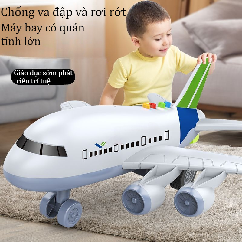 Đồ Chơi Máy Bay Airbus A380,Phiên Bản Pin,tặng Kèm 8 Xe Hợp Kim,Đồ Chơi Trẻ Em