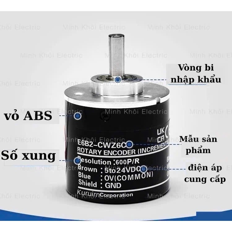 Cảm biến vòng quay E6B2-CWZ6C,bộ mã hóa vòng quay,bộ phát xung,bộ mã hóa xung,bộ đếm,cảm biến quay,encoder vòng quay