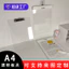 A4 Acrylic Thư Mục Nẹp Trong Suốt Sinh Viên Viết Pad Đa Năng Văn Phòng Viết Thư Mục Dày 52VK