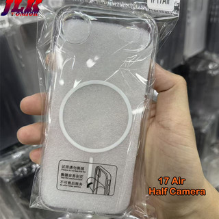 [JLK] Ốp từ tính trong suốt pha lê siêu mỏng HD cho iPhone 17Air 17Pro 17 Pro Max Vỏ chống sốc PC cứng trong suốt