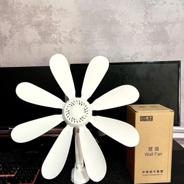 Quạt treo tường & trần, nhà phòng tắm nhà bếp Quạt trần mini,điều chỉnh 360 độ quattreon quạt 8 cánh treo tường quạt