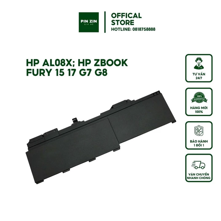 [PIN ZIN NEW ] Pin MÁY TÍNH HP AL08XL HSTNN-OB1S L86212-001 L86155-AC1 Pin Dành Cho Laptop HP ZBook Fury 15 G7 ZIN