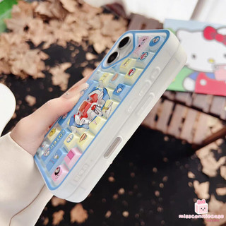 Ốp Lưng Cho Iphone 15 12 13 14 16 17 11 Pro Max Air XR X XS MAX 14 8 7 6 15 16 Plus SE 2020 Sáng Tạo Dễ Thương HelloKitty Doremon Entertainment 3D Bàn Phím