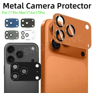 Bảo Vệ Màn Hình Cho iPhone 17 Air Pro Max 2025 4G 5G Alumi Định Vị Kim Loại Camera Mặt Sau Bảo Vệ Ống Kính Mờ Áo Giáp Bảo Vệ Chống Trầy Xước Vòng Bao Phim